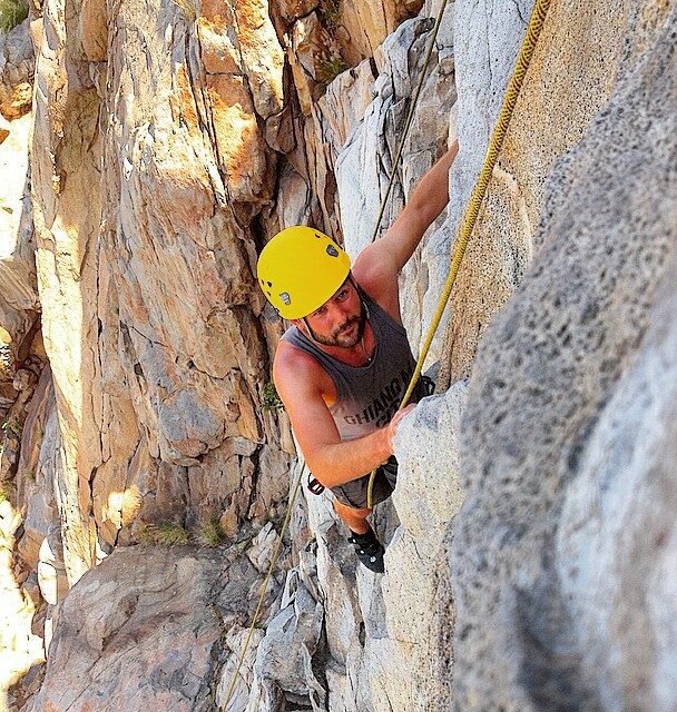 Rock Climbing in Mission Trails Regional Park, San Diego