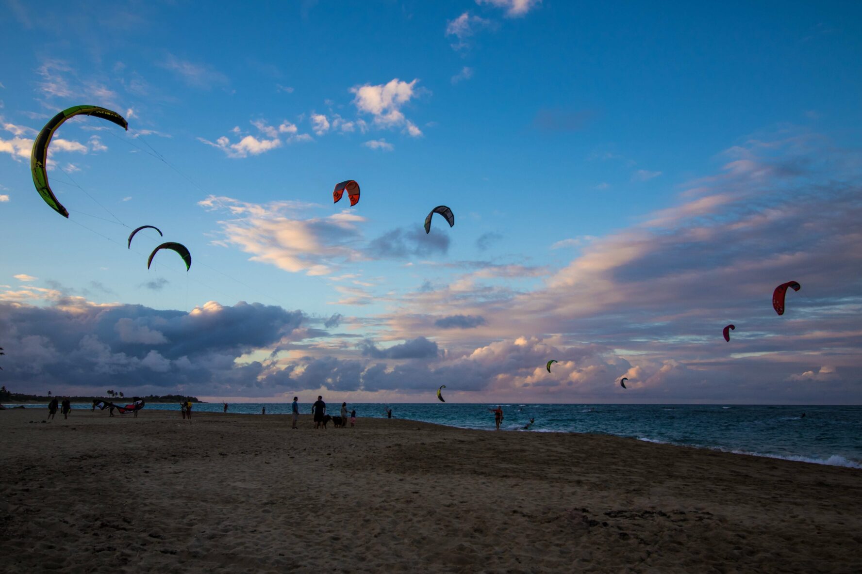 Kiteboarding in Cabarete