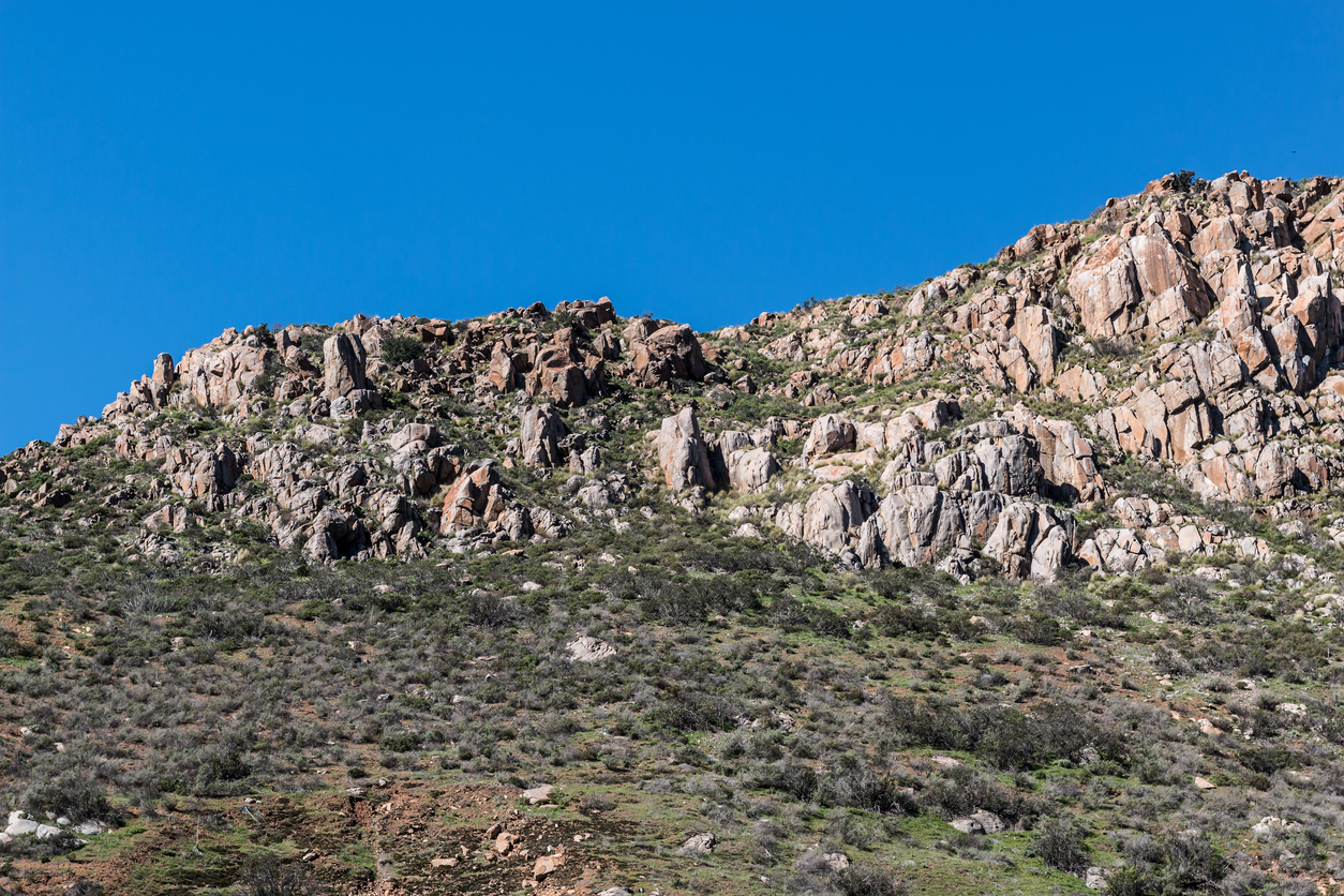 Rock Climbing in Mission Trails Regional Park, San Diego