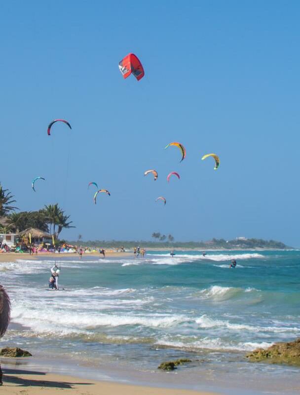 Kiteboarding in Cabarete