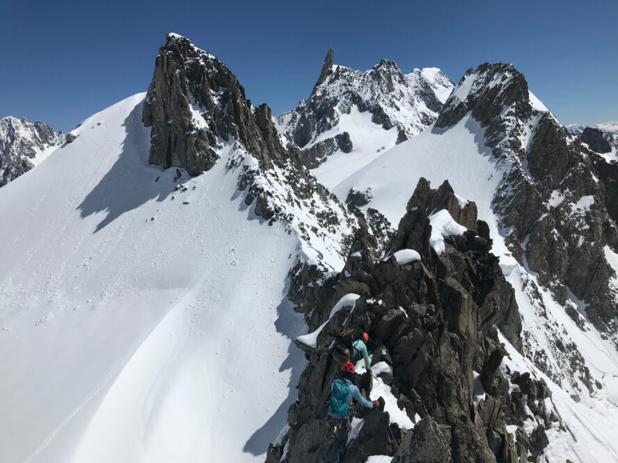 Mont Blanc Rock Climbing