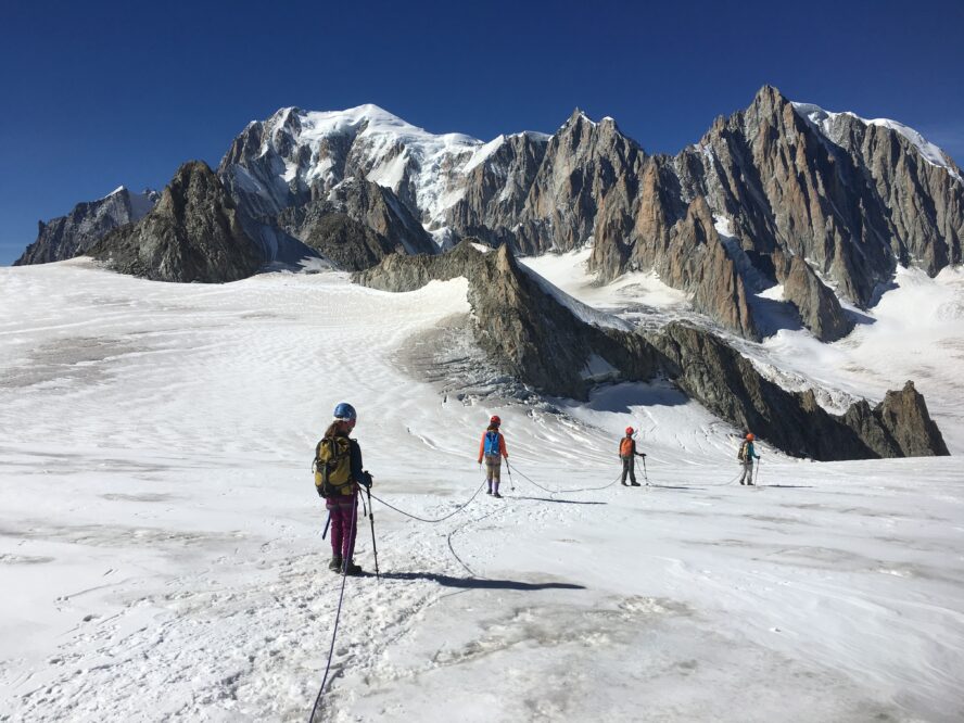 Mont Blanc Rock Climbing