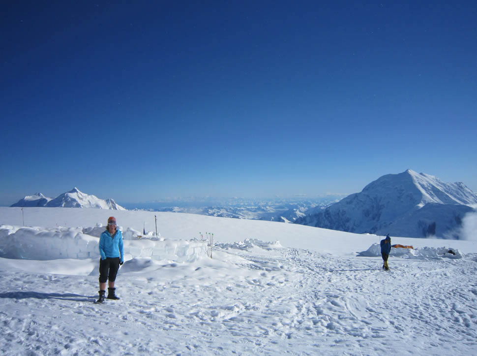 People climbing Denali