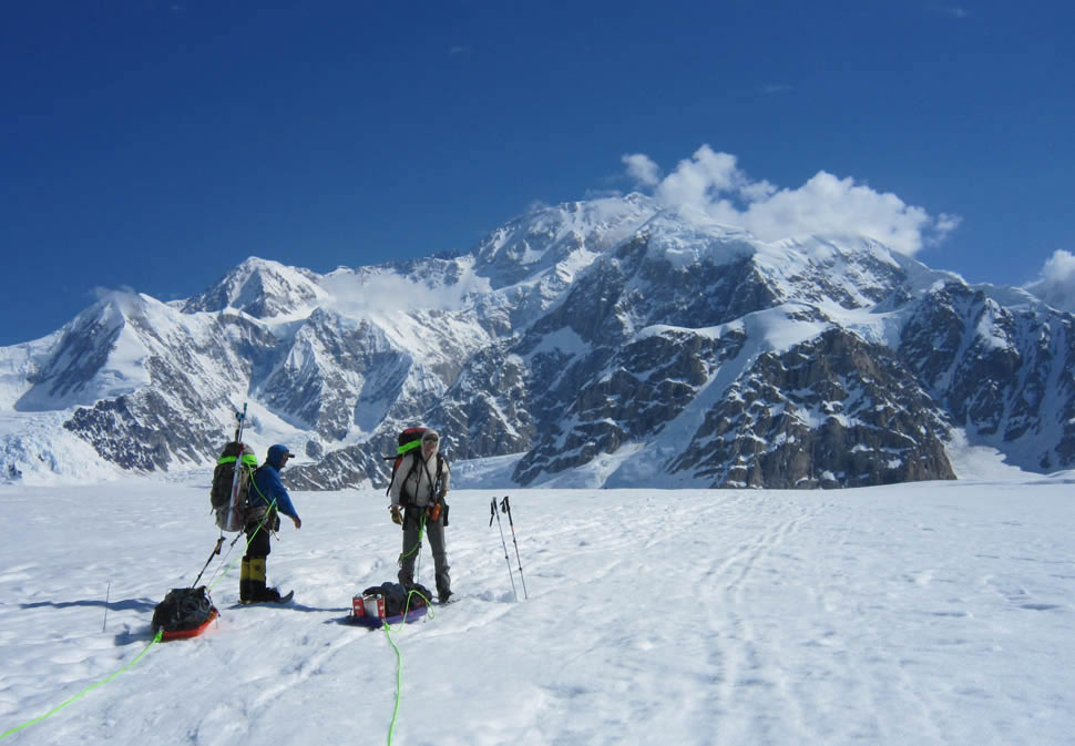 People climbing Denali