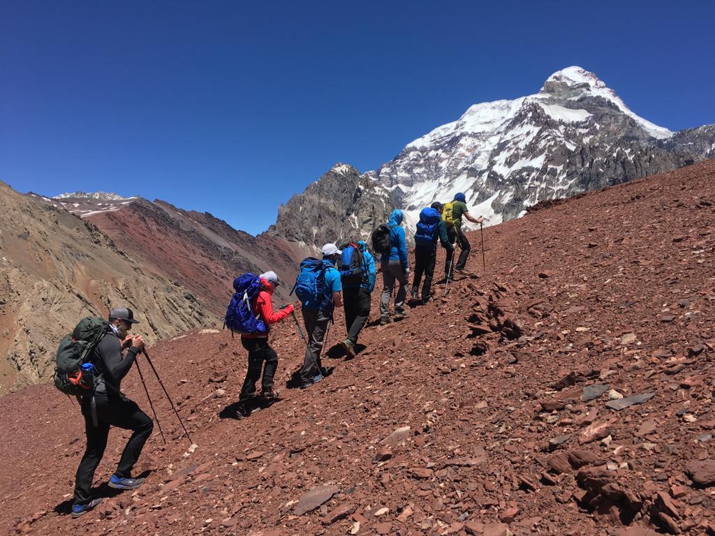 Climbing Aconcagua, Argentina