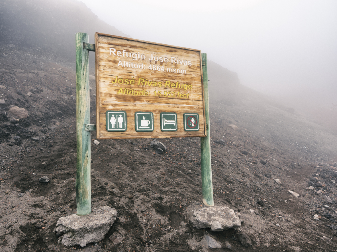Jose Rivas Refuge - the most popular and frequented refuge in Ecuador, located on the northern flanks of Cotopaxi Volcano at 4800 m