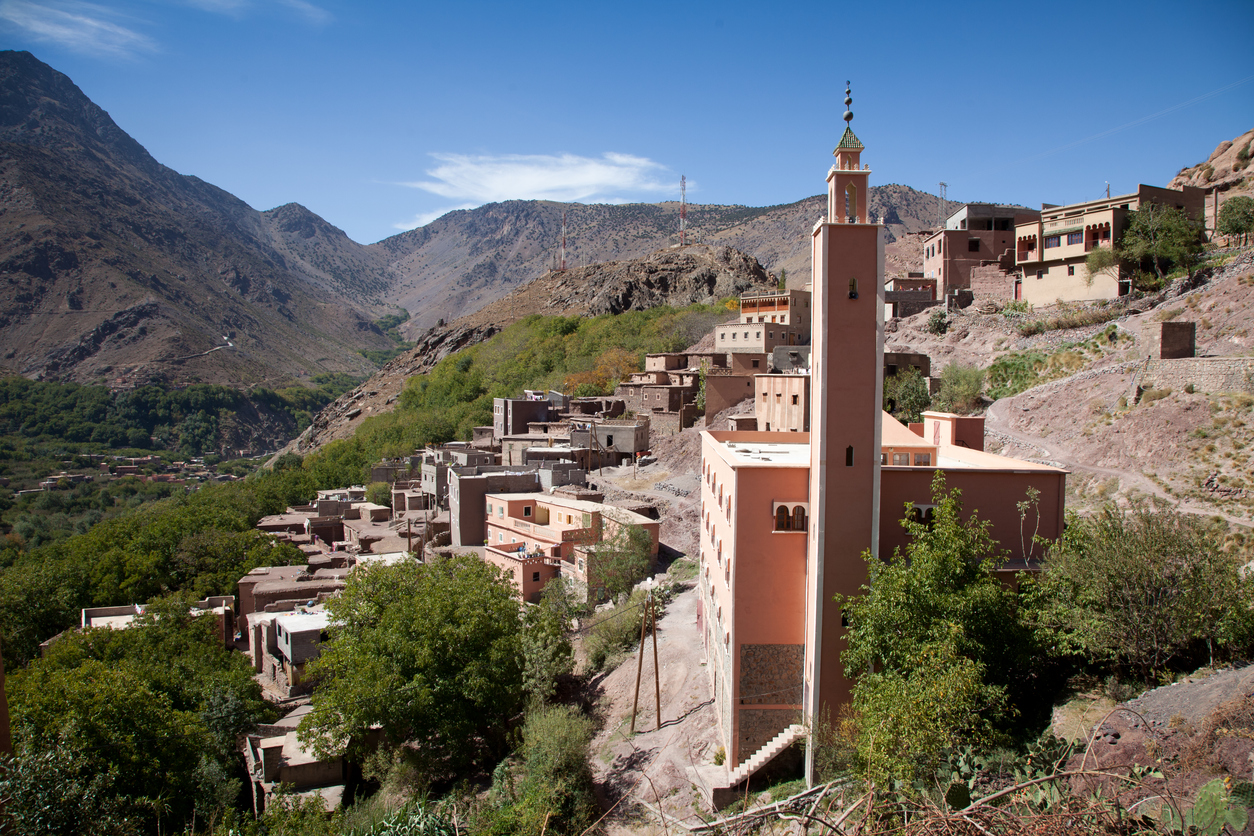 Berber village near Imlil, Morocco