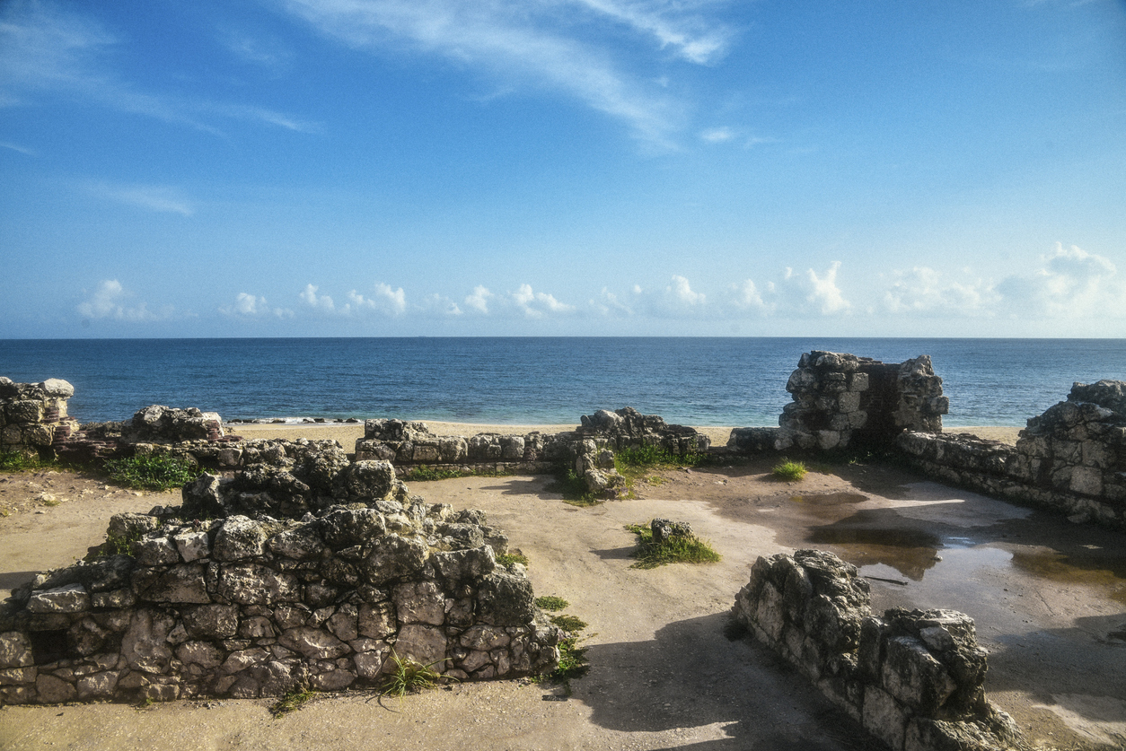 Ramey Base ruins at Wilderness Beach, Puerto Rico.