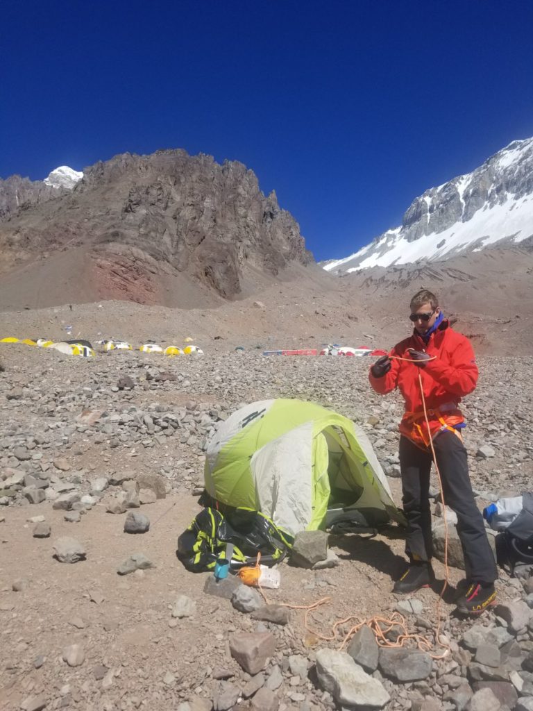 Climbing Aconcagua, Argentina