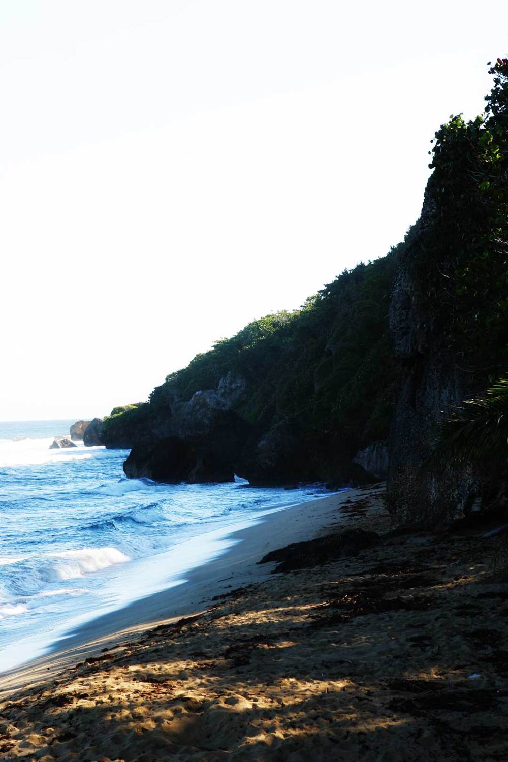 Surfers beach in Puerto Rico