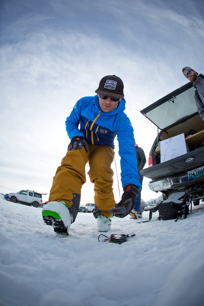 Brian posing for a photo in his ski gear