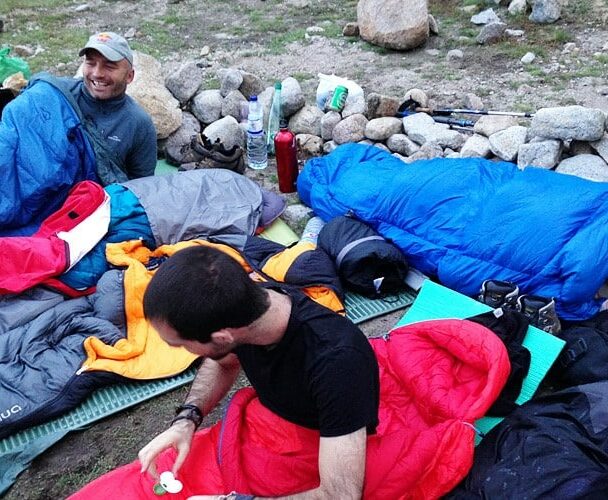 Sunny day and rocks in La Pedriza