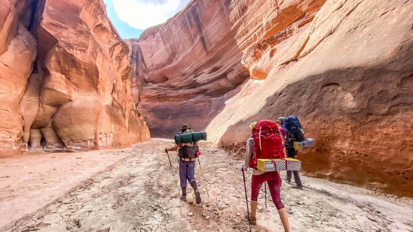 Walking deep inside the slot canyon it’s easy to feel connected to our long geologic past.