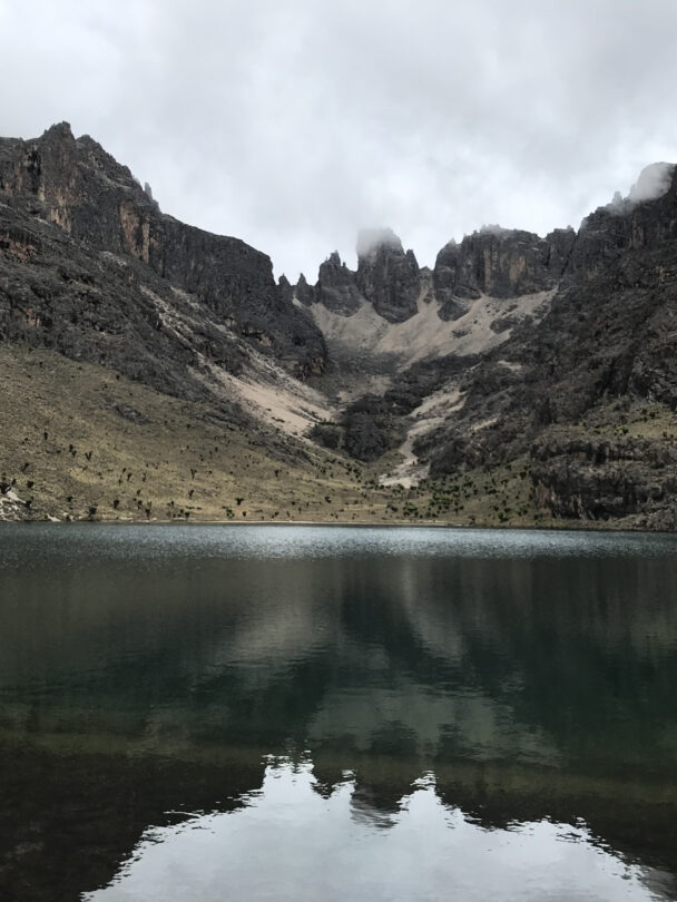 River crossing along the Chogoria trail