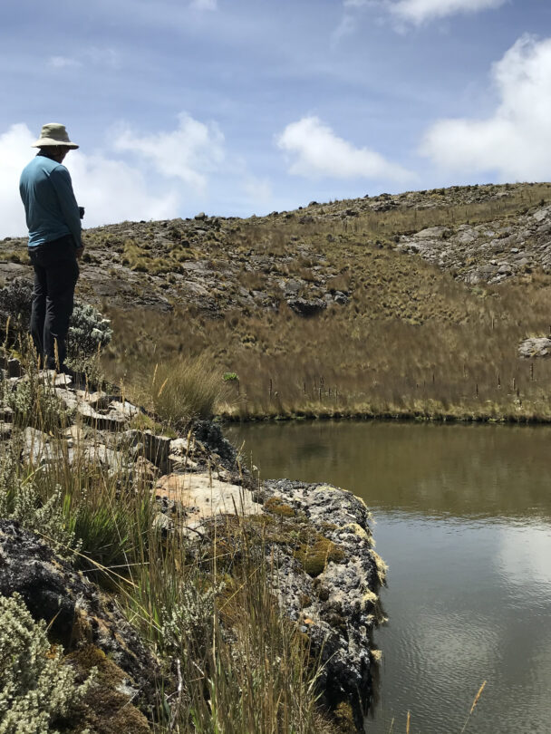 River crossing along the Chogoria trail