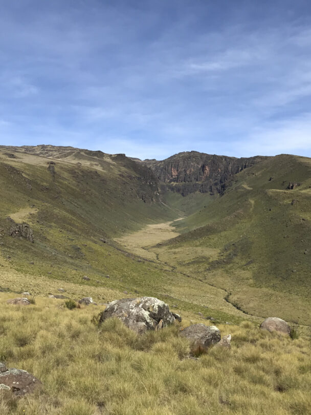 River crossing along the Chogoria trail