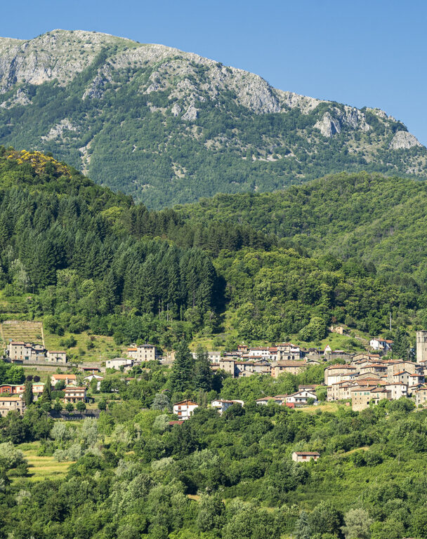 Lake in Orecchiella natural park in Garfagnana.Tuscany, Italy.