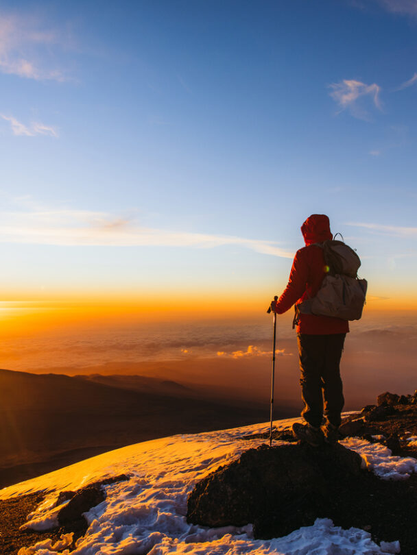 Above the clouds on Kilimanjaro