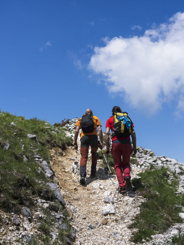 Hiking on Tuscany hill
