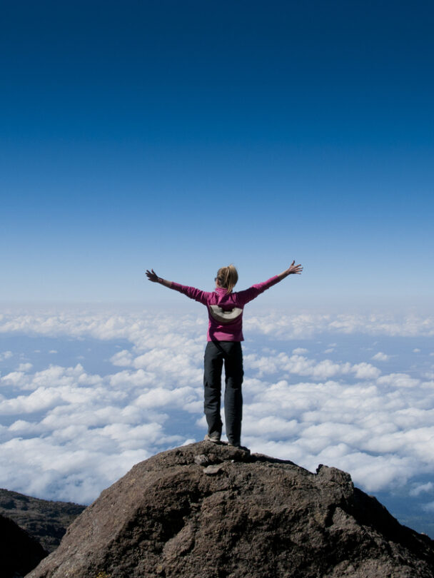 Above the clouds on Kilimanjaro