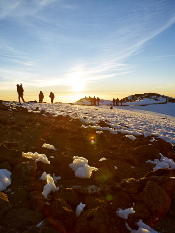 Above the clouds on Kilimanjaro
