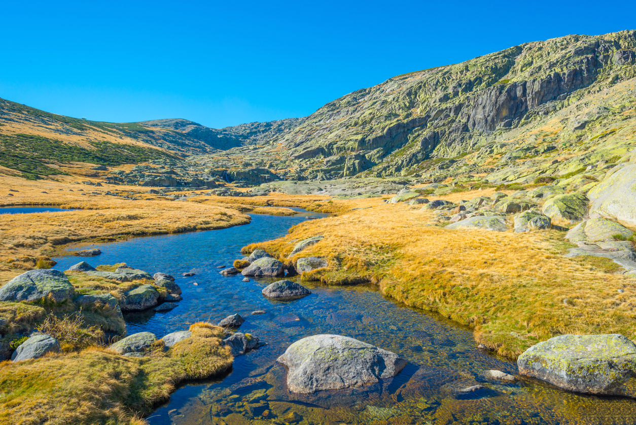 Hills of natural park Sierra de Gredos
