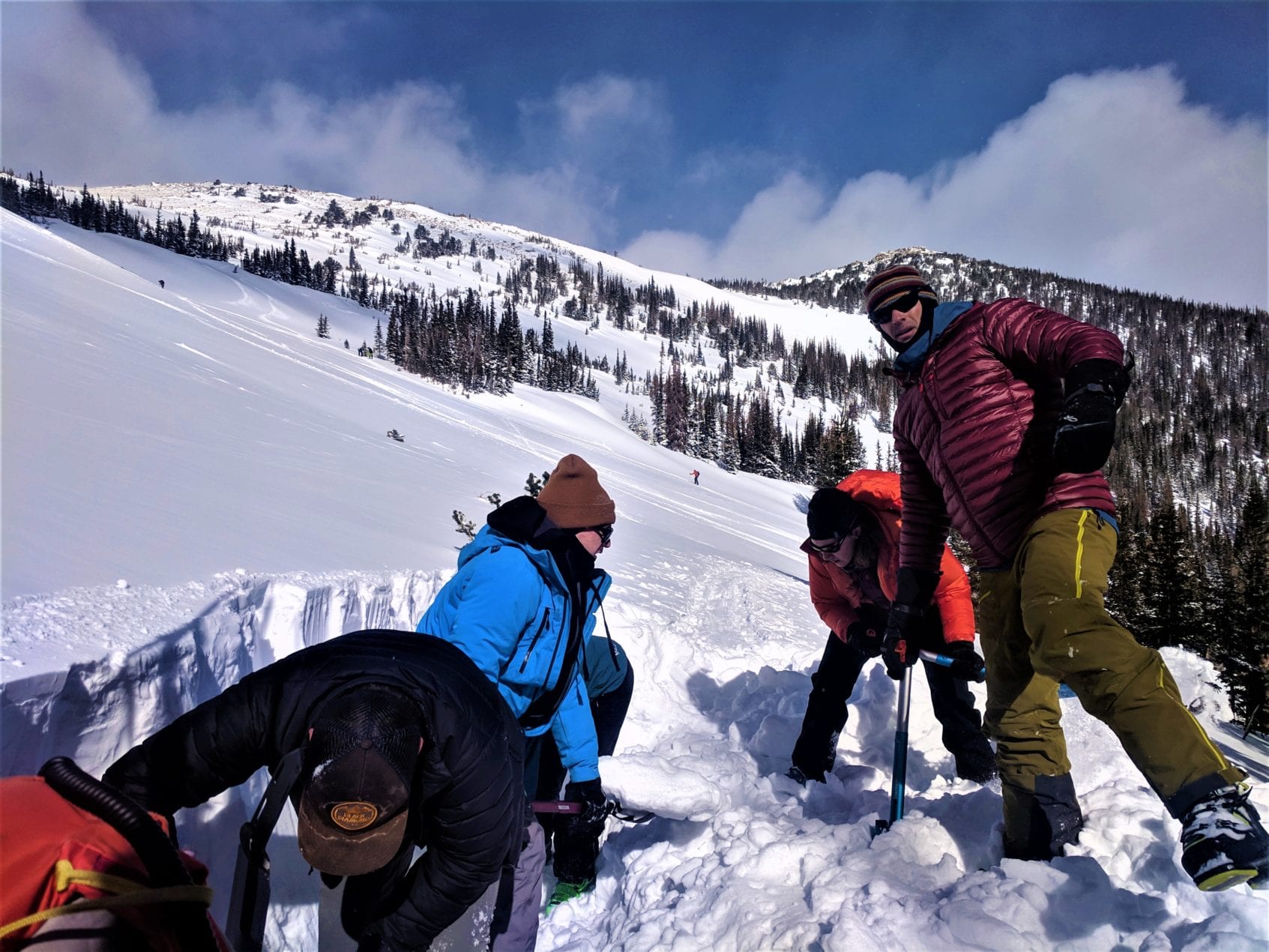Learning about AIARE avalanche rescue