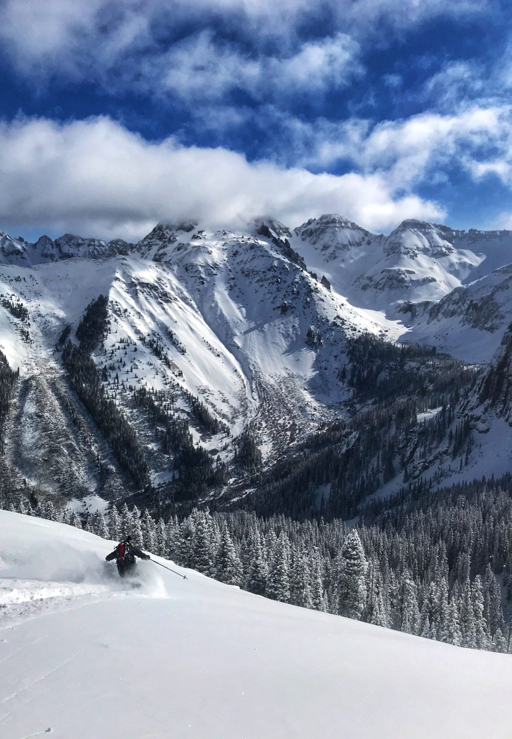 Wonderful views of snowy mountains
