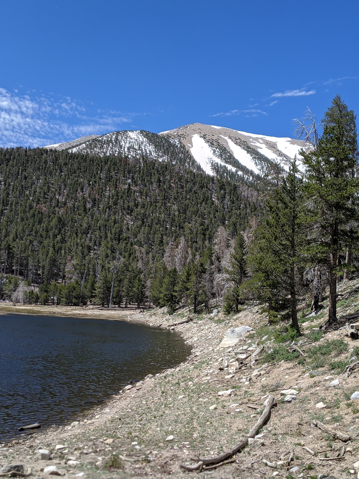 Though Dry Lake looks flush, it can dry up later in the season, so be sure to fill up at the previous spring!