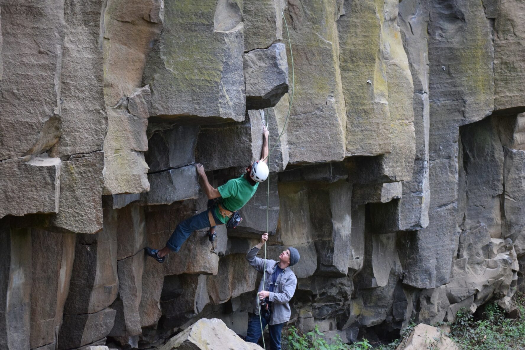 Jungle Cliff is a lesser known wall but one of the taller areas. It tends to stay dry year round and has quite a few powerful lines with most of the routes in the 5.10-5.12 range