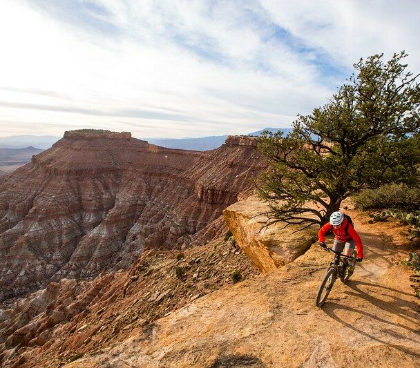 Guided mountain biking on Bryce Canyon