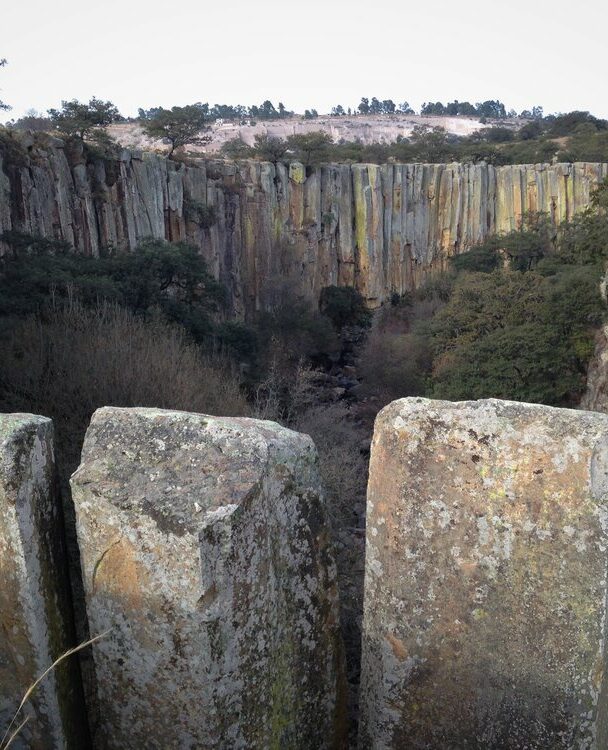 Women's rock climbing in Aculco de Espinoza, Mexico.