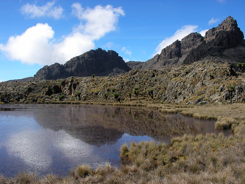 A lake on the Chogoria Route