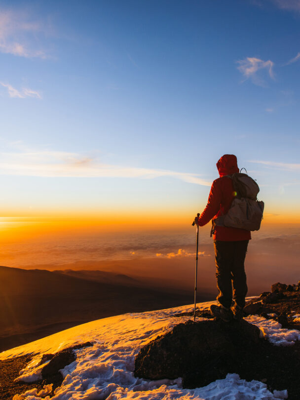 Climbing Kilimanjaro via the Machame Route.