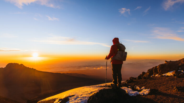 Climbing Kilimanjaro via the Machame Route.
