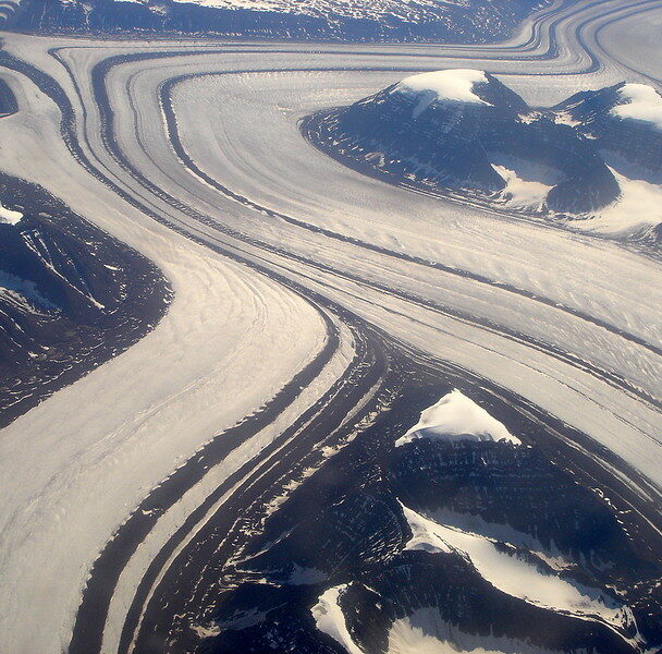 Women hikers hiking in Greenland