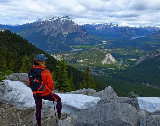 Hiking on Sulphur Mountain