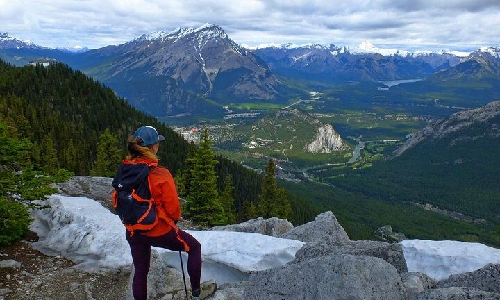 Hiking on Sulphur Mountain
