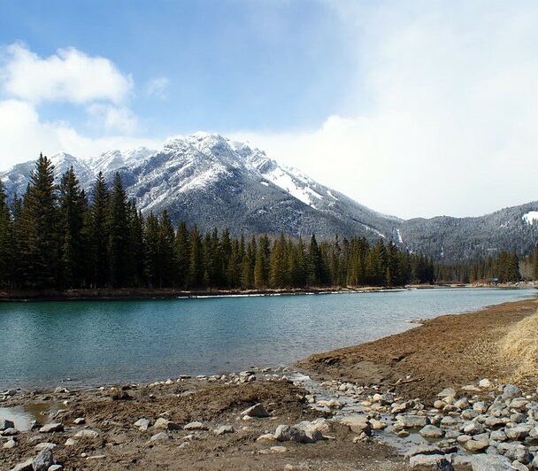 Trekking in the Plain of the Six Glaciers