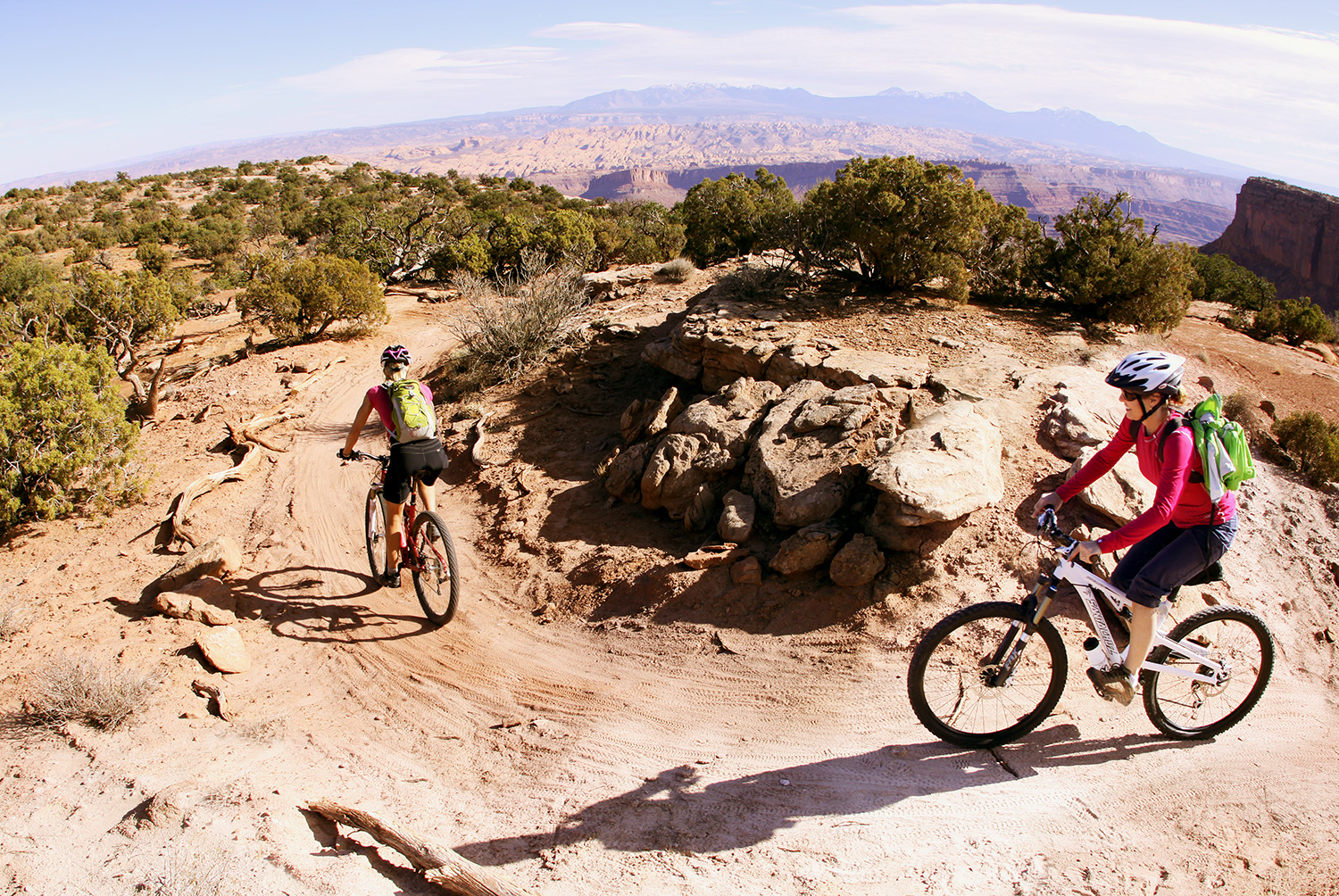 Rolling terrain, short climbs, and fun cruising sections provide outstanding riding variety.