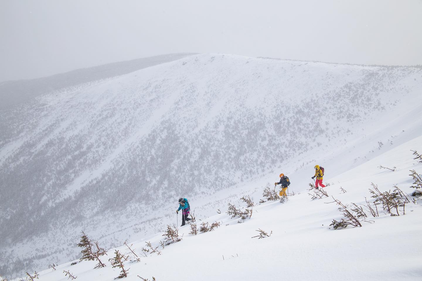 Course participants in New Hampshire’s mountains