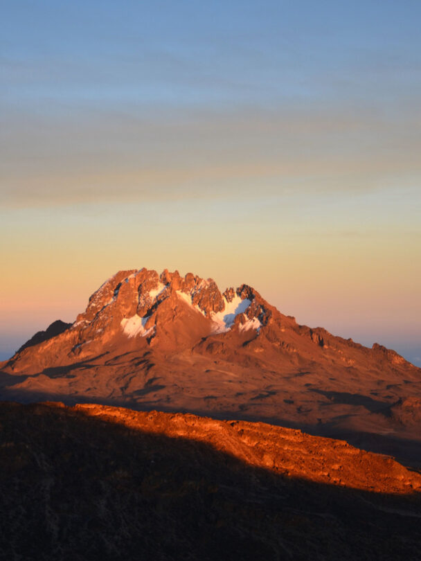 Climbing Kilimanjaro via the Machame Route.