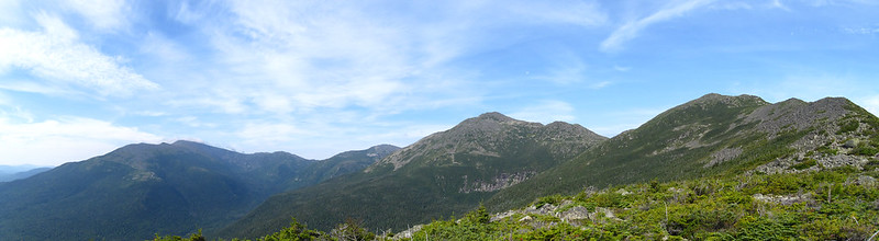 A panoramic shot of the Presidential Range