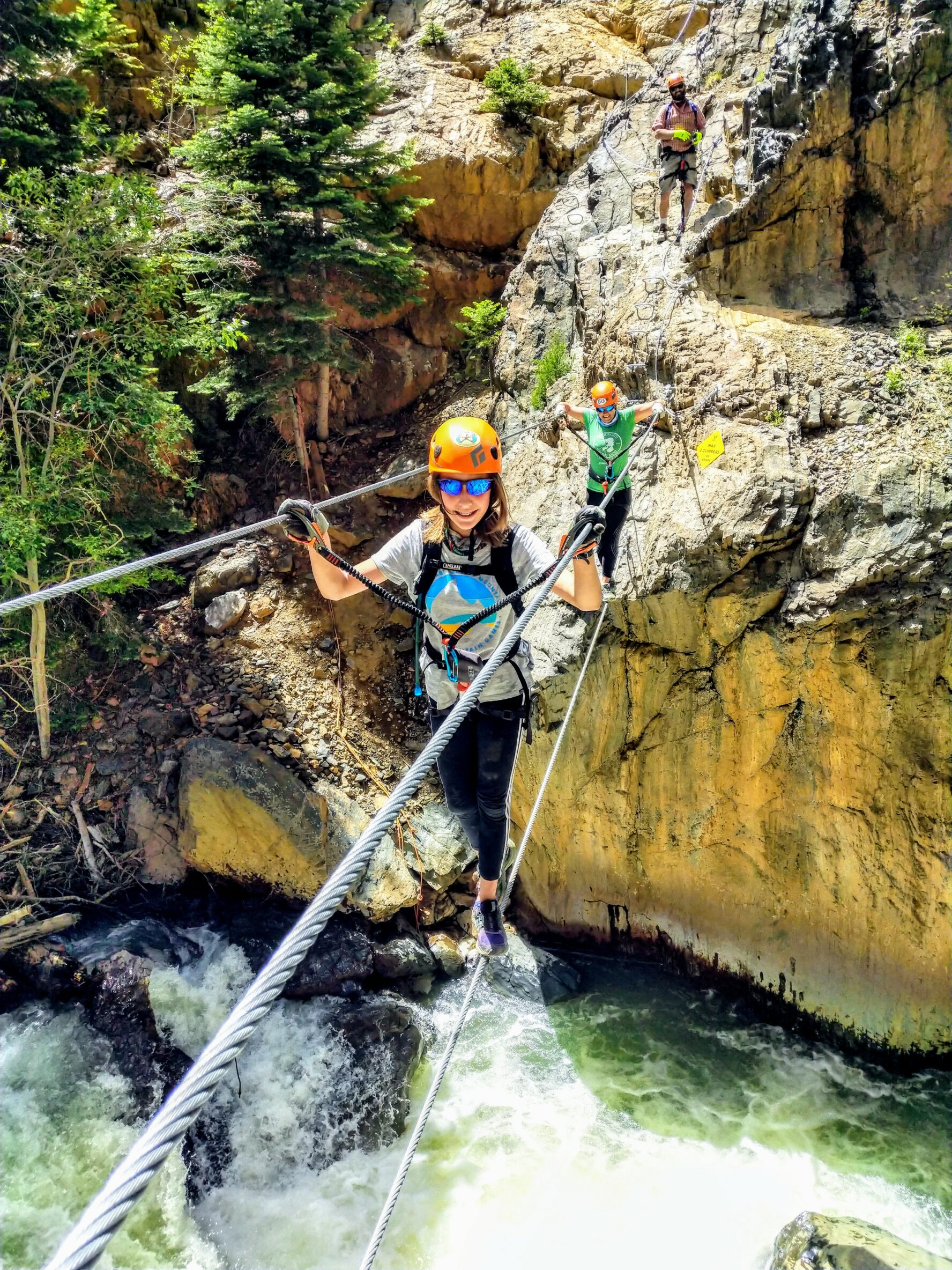 Test out Colorado’s most exciting new climbing route under the watchful eye of a guide on the Ouray Via Ferrata!