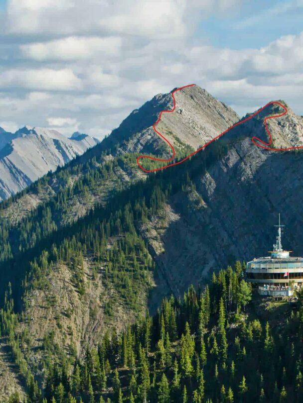 Hiking on Sulphur Mountain