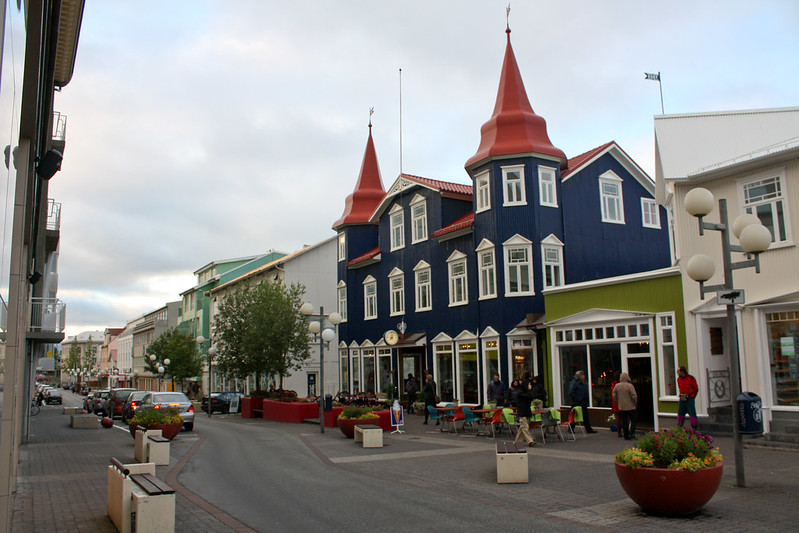 Akureyri in the Troll Peninsula