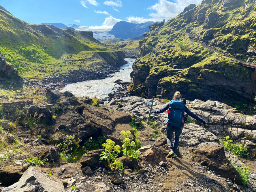 South Iceland is full of glaciers and naturally, you’ll encounter plenty of glacial river crossings on the laugavegur trek