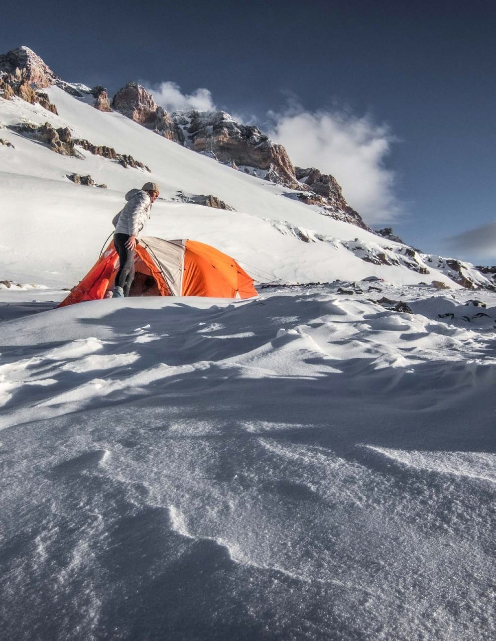 A mountaineering guide on Aconcagua