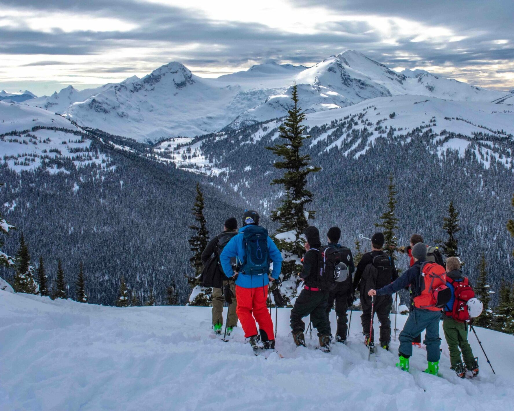 Participants admiring the scenery
