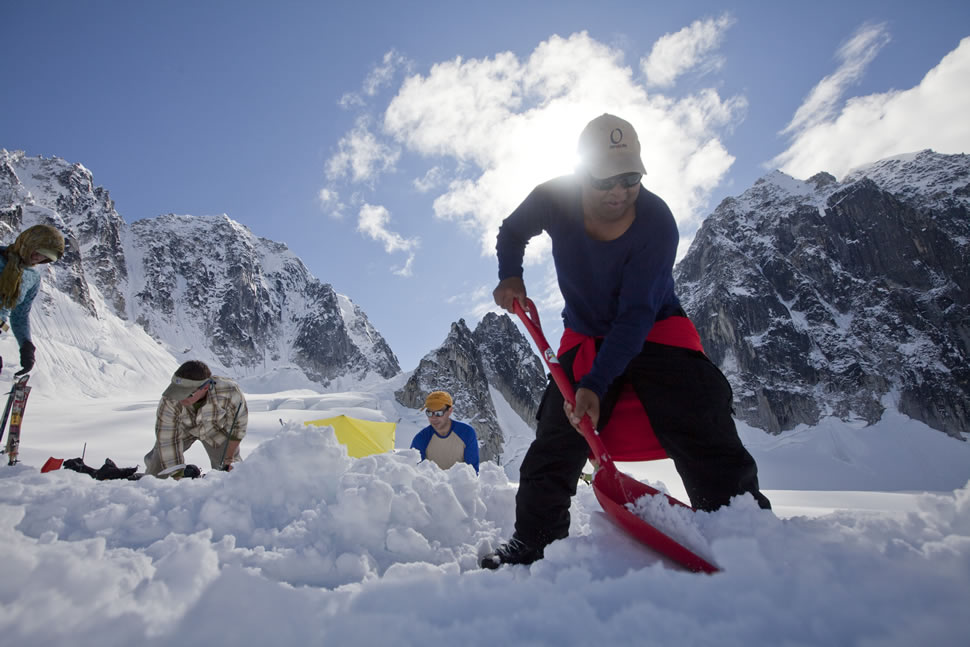 Digging a hole in Alaska